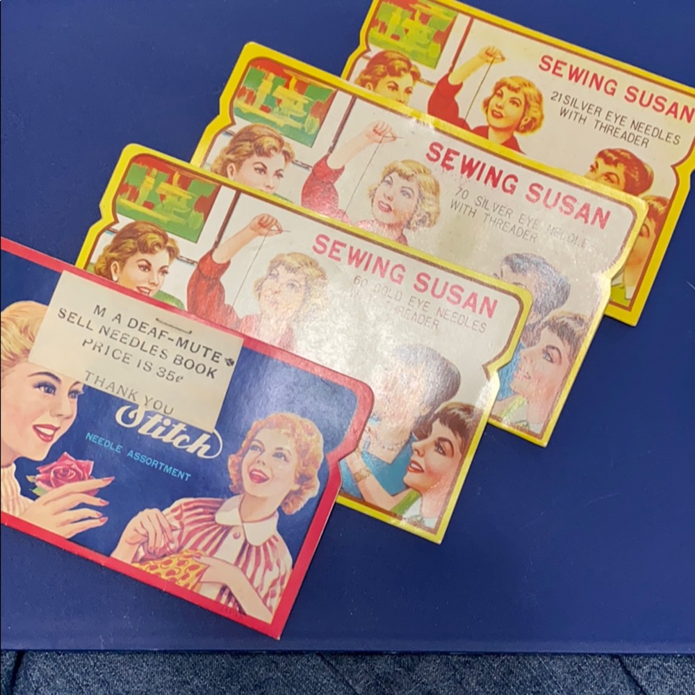 Vintage needle assortments